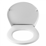 Pressalit 718 Soft Close & Lift-Off Top Fixing Toilet Seat & Cover White 718000-D60999