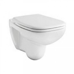 Pressalit Code Standard Close Bottom Fixing Toilet Seat & Cover White 778000-DD8999