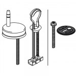 Pressalit Delight 492 Universal Flex Top Fix Toilet Seat Toggle Hinge Set D69999