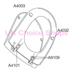 Pressalit Objecta D 172 Toilet Seat Hinge Clamp Bush (Each) - A7222