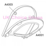 Pressalit Plaza 178 Toilet Seat Lid Buffer Grey (Single) - A4003