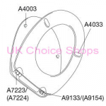 Pressalit Set Of Straps & Screws (for seat without cover) - A9154