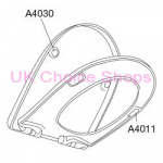 Pressalit Toilet Seat Buffer Grey (Single) - A4011