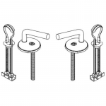 Pressalit 300+ Top Fix Toilet Seat Hinge Set DA9999