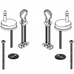 Pressalit 345 938 Top Fix Toilet Seat Hinge Set D02999