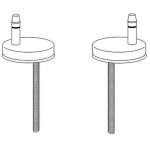 Pressalit 3 Soft Close With Lift-Off Top Fixing Toilet Seat & Cover White 684000-D77999