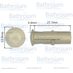 Pressalit Dania 982 End Bush, Barbed Long (Each) - A7223