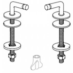 Pressalit Plan 824 Top Fix Toilet Seat Hinge Set DB6999