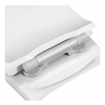 Pressalit Projecta D Solid Pro Polygiene Soft Close Toilet Seat & Cover White 1008011-DG4925