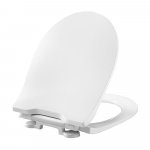 Pressalit Projecta Solid Pro Polygiene Standard Close Toilet Seat & Cover White 1002011-DG4925