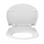 Pressalit Projecta Solid Pro Polygiene Standard Close Toilet Seat & Cover White 1002011-DG4925