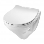 Pressalit Projecta Solid Pro Polygiene Standard Close Toilet Seat & Cover White 1002011-DG4925