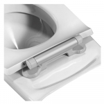 Pressalit Projecta Solid Pro Polygiene Standard Close Toilet Seat Without Cover White 1001011-DG4925