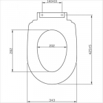 Pura Ivo Soft Close Toilet Seat & Cover With Quick Release White S1076SCA