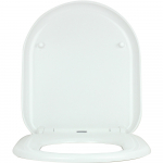 Rak Ceramics Compact Soft Close With Quick Release Toilet Seat & Cover White RAKSEAT010