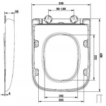 Rak Ceramics Metropolitan Soft Close Toilet Seat & Cover With Quick Release White RAKSEAT016