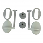 Roca Valor Standard Close Toilet Seat & Cover White 80139C00P