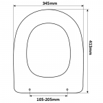 Incea Nube Replacement Toilet Seat (Polyester Resin) S303P03/A
