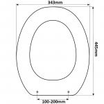 Catalano Luce Replacement Toilet Seat (Polyester Resin) S365P07/A