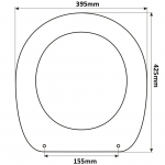 Falerii Magica Replacement Toilet Seat (Polyester Resin) S421P01/J