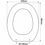 Pozzi Ginori Ultra Replacement Toilet Seat Polyester Resin S488P01/A
