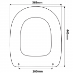 Falerii Victoria Replacement Toilet Seat (Polyester Resin) S498P01/D