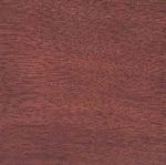 Simas Baritz Solid Wood Replacement Toilet Seat. - Light Mahogany