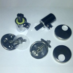 Sottini Delineo/Cantica Soft Close Toilet Seat Hinge Set (Post Jan 2010) Chrome T2324BJ