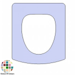 TC Bathrooms Central Soft Close Replacement Toilet Seat & Cover Lacquered Wood CHSC-TCB-CEN