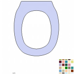 TC Bathrooms Station Soft Close Replacement Toilet Seat & Cover Lacquered Wood CHSC-TC-STA