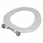 Twyford Sola School Seat Only Ring With Top Fix Stainless Steel Hinge - SA1306WH-White