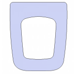 Valadares Oporto Standard Close Replacement Toilet Seat & Cover Lacquered Wood CH-VAL-OPO
