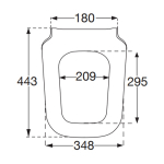 Villeroy & Boch Joyce Soft Close Toilet Seat & Cover With Quick Release White 9M93S101
