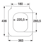 Villeroy & Boch Legato Slimline Soft Close Quick Release Wrapover Toilet Seat & Cover White 9M95S101