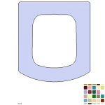 Moods Cassia Soft Close Replacement Toilet Seat & Cover Lacquered Wood CHSC-MOO-CAS