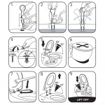 Villeroy & Boch Lifetime Soft Close Quick Release Toilet Seat & Cover White 9M02S101