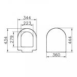 Vitra S50 Soft Close Toilet Seat & Cover White 72-003-309