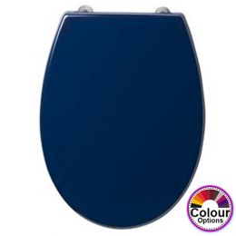 Armitage Shanks Contour 21 Small Standard Close Toilet Seat & Cover Blue - S405636