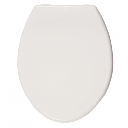 Celmac Sapphire Standard Close Toilet Seat & Cover With Bottom Fix Plastic Hinge White SSP11WH