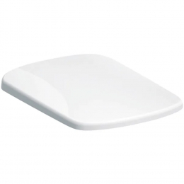 Geberit Selnova Square Top Fix Compact Soft Close Toilet Seat and Cover White 501.929.01.1
