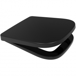 EuroShowers V20 Soft Close Quick Release Toilet Seat & Cover Black 87371