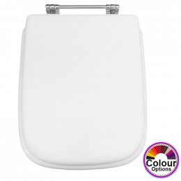 Eos Atlantic Standard Close Toilet Seat & Cover Polyester Resin Colour Option S341P08/F