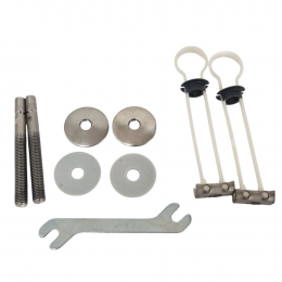 Porcelanosa Asiento Slim Acro Compact Soft Close Toilet Seat Hinge Set 100268623