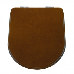 Saneux Georgette Standard Close Toilet Seat & Cover Walnut 60334