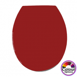 EuroShowers Rainbow Soft Close Toilet Seat & Cover Red 84480
