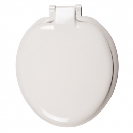 Celmac Sonata Standard Close Toilet Seat & Cover With Top Fix Stainless Steel Hinge White SSO15WH