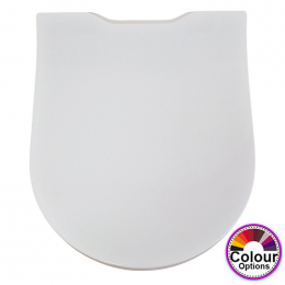 Pressalit Objecta D Pro Polygiene Standard Close Top/Bottom Fixing Toilet Seat & Cover White 998011-DH4999