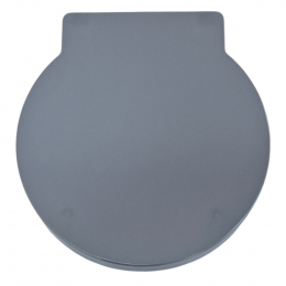 EuroShowers Round Soft Close Quick Release Toilet Seat & Cover Grey 87362