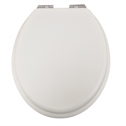 Heritage Bathrooms Soft Close Quick Release Toilet Seat & Cover Chantilly With Chrome Hinges TSCHA101SC