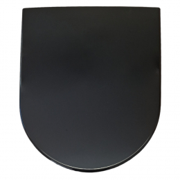 Pressalit 3 Soft Close With Lift Off Top Fixing Toilet Seat & Cover Black 684001-D77999